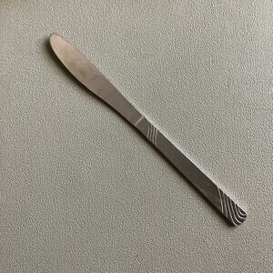 Vintage Stainless China Butter Knife Single Flatware Piece Minimalist Tableware